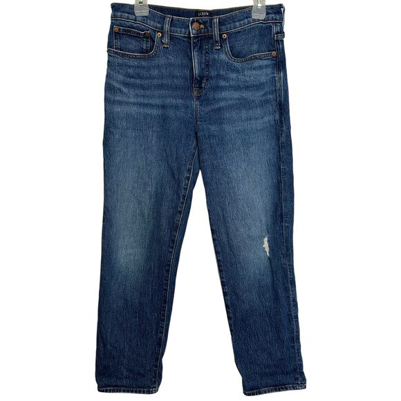 J. Crew Relaxed Boyfriend Jean in All-Day Stretch Jules Wash Straight Size 26 - Picture 4 of 12